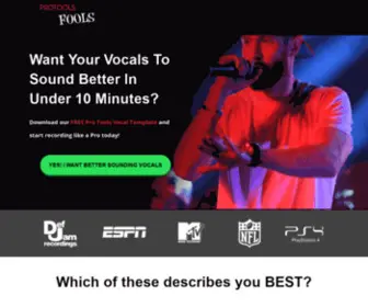 Protoolsforfools.com(WordPress) Screenshot