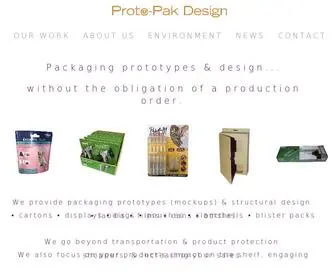 Protopakdesign.com(Proto-Pak Design) Screenshot