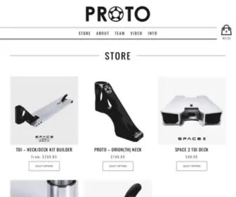 Protoscooters.com(PROTO scooters) Screenshot