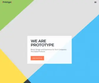 Prototype-Studio.com(Brand, Design and Experience for Digital Products) Screenshot