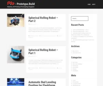 Prototype.build(Robotics, 3D Printing & Prototyping Singapore) Screenshot