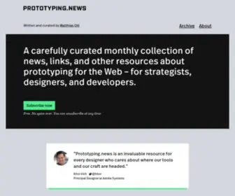 Prototyping.news(Prototyping news) Screenshot