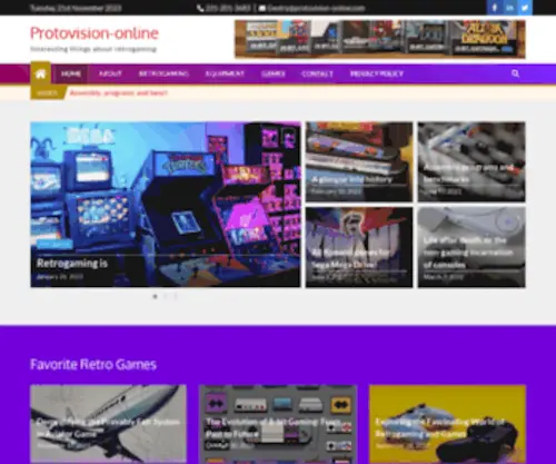 Protovision-Online.com(Home) Screenshot