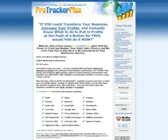 Protrackerplus.com(Web Analytics) Screenshot