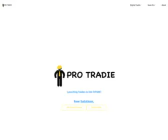 Protradie.com(Pro Tradie) Screenshot