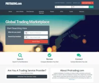 Protrading.com(Trading Provider Directory) Screenshot