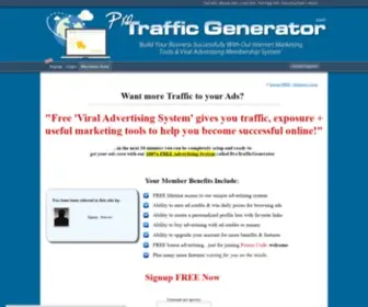 ProtrafficGenerator.com(ProTrafficGenerator) Screenshot
