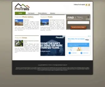 Protrails.com(protrails) Screenshot