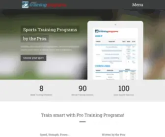 Protrainingprograms.com(Pro Training Programs) Screenshot