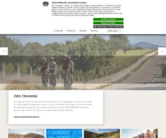 Protrainingtours.de(Trainingslager) Screenshot