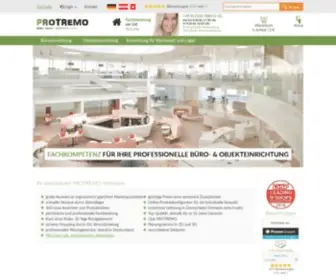 Protremo.com(Büromöbel Shop) Screenshot