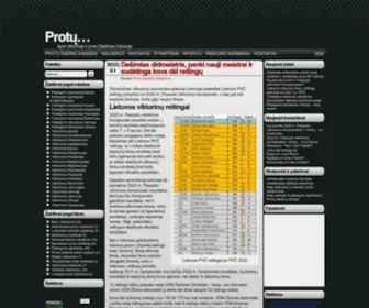 Protu.lt(Protų) Screenshot