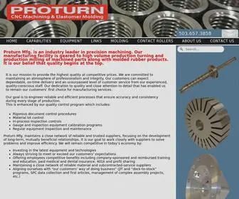 Proturnmfg.com(Proturn) Screenshot