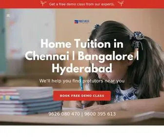 Protutor.co(Home Tuition For CBSE IGCSE and State Board) Screenshot