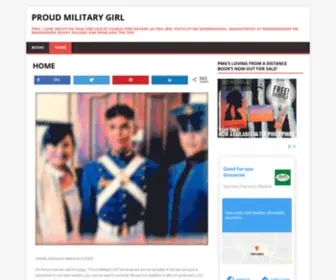 Proudmilitarygirl.com(PROUD MILSO) Screenshot