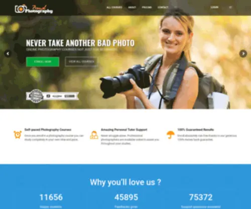Proudphotography.com(Best Online Photography Courses) Screenshot