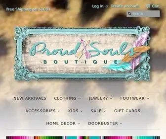 Proudsoulsboutique.com(Proud Souls Boutique) Screenshot