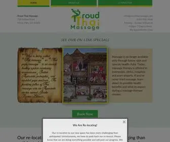 Proudthaimassage.com(Proud Thai Massage) Screenshot