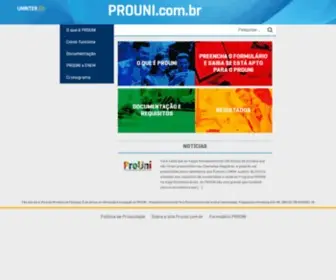 Prouni.com.br(Prouni) Screenshot