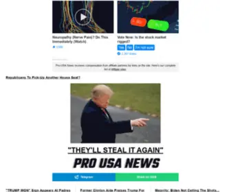 Prousanews.com(Pro USA News) Screenshot