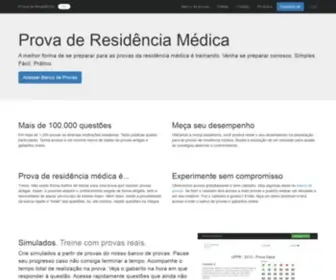 Provaderesidencia.com.br(Provas de Residência Médica) Screenshot