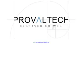 Provaltech.hu(Szoftverfejlesztés) Screenshot