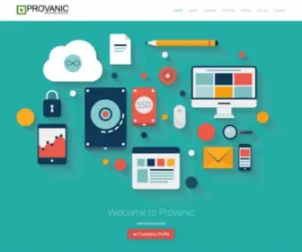 Provanic.com(Delivering Solutions) Screenshot