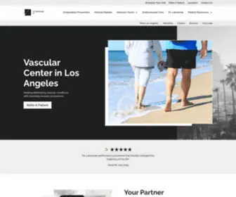 Provascularmd.com(Vascular Center in Los Angeles) Screenshot