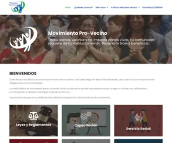 Provecino.org.mx(Movimiento Pro) Screenshot