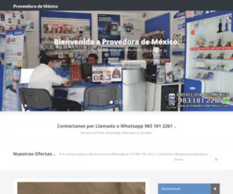 Provedorademexico.com(Proveedora) Screenshot