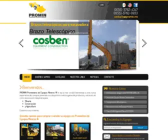 Proveedoraminera.com.mx(Proveedora de Equipos Mineros) Screenshot