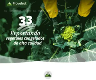 Provefrut.com(Provefrut S.A) Screenshot