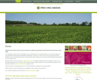 Provegseeds.com(Pro-Veg Seeds) Screenshot