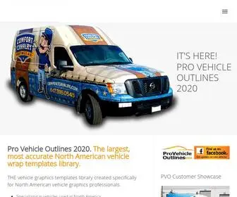 Provehicleoutlines.com(Pro Vehicle Outlines) Screenshot