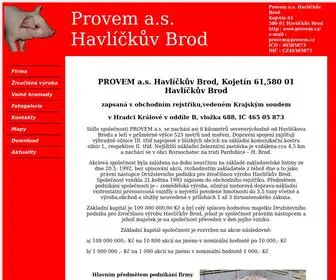 Provem.cz(Havlíčkův Brod) Screenshot