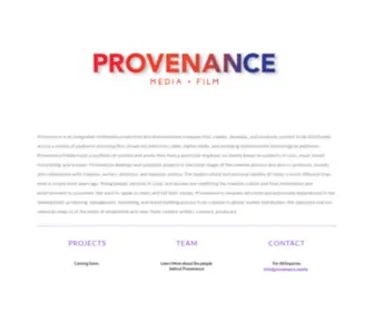 Provenance.media(Provenance Media) Screenshot