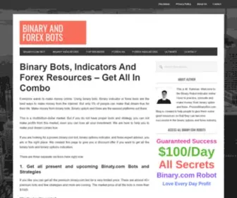 Provenbinarybot.com(Binary bots) Screenshot