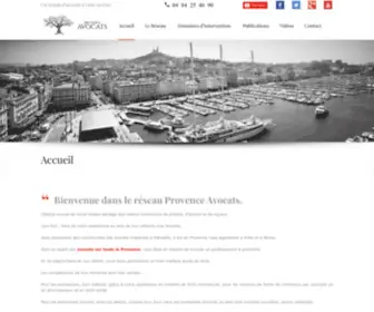 Provence-Avocats.fr(Provence Avocats) Screenshot