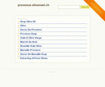 Provence-Olivenoel.ch(Provence Olivenoel) Screenshot