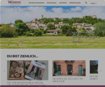 Provence-Tourismus.de(Provence Tourismus) Screenshot