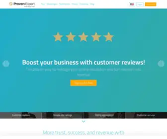 Provenexpert.com(More revenue with customer reviews) Screenshot