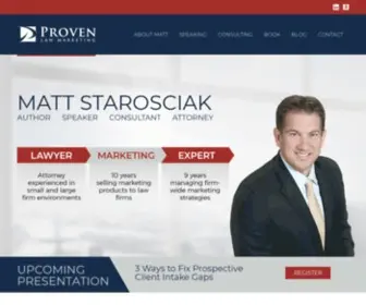 Provenlawmarketing.com(Attorney Marketing) Screenshot