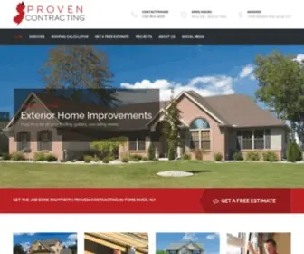 Provenroofing.com(Proven Contracting) Screenshot