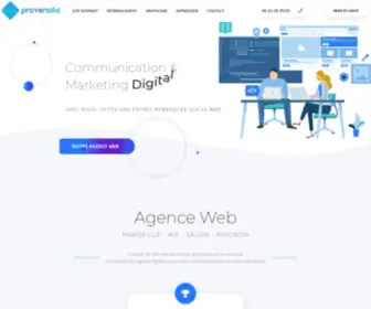 Provensite.fr(Agence web Aix en Provence) Screenshot