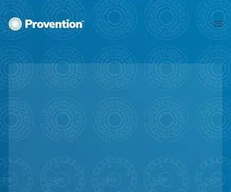 Provention.co.uk(A global expert in cyber security and risk mitigation) Screenshot