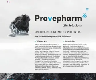 Provepharm.com(Life solutions) Screenshot