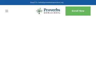 Proverbshomeschool.org(Proverbs Homeschool Community in the Philippines) Screenshot