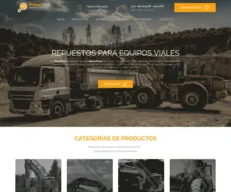 Provervial.com.ar(Repuestos Carterpillar) Screenshot