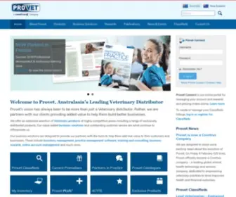 Provet.com.au(Provet) Screenshot