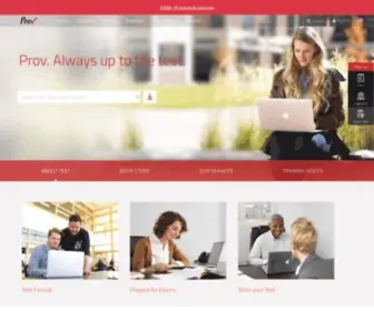 Provexam.com(Always Up to the Test) Screenshot